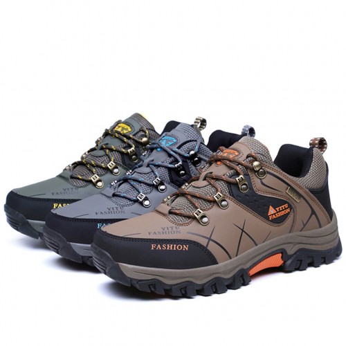 Mountaineering Men’s Shoes Low Top Snow Boots Outdoor Adventure Camping Leisure Hiking Shoes